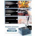 thumbnail image 3 of Kit de aerógrafo Oasser de doble acción con compresor de 12 V, 3 of 9