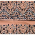 thumbnail image 4 of oneOone Organic Cotton Poplin Twill Fabric Leaves & Floral Block Printed Fabric 1 Yard 42 Inch Wide, 4 of 4