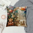thumbnail image 2 of GOSMITH Tache Floral Hummingbirds Burgundy Ivory Antique Vintage Farmhouse Spring Country Rustic Microfiber Rose Garden Pillowcases White, 2 of 5