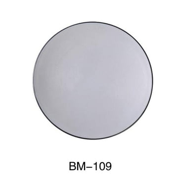 Yanco BM-109 8.5 in. Birmingham Melamine Scratch Resistant Round Plate - Pack of 36