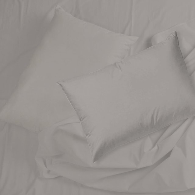 Cotton House - Organic Cotton Sheet Set, 600 Thread Count, Queen Size, Light Grey