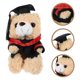 thumbnail image 3 of Graduation Bear Doll for Decoration Khaki Plush Party Ornament, 3 of 4