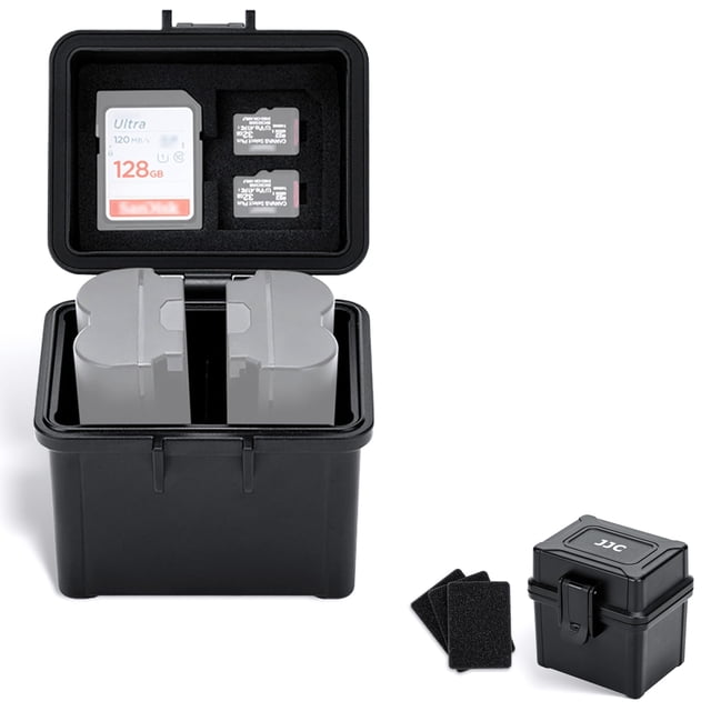 Organizador de baterías para cámara JJC Portable para Canon Nikon Sony