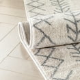 thumbnail image 2 of Well Woven Currant Ivory & Grey Moroccan Tribal Runner Area Rug 2x7 (2'3" x 7'3"), 2 of 8