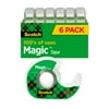 Scotch Magic Tape, Invisible, 6 Tape Rolls With Dispensers
