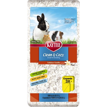 Kaytee Clean & Cozy Tahitian Vanilla Scented Small Animal Bedding, 500 Cu. In.