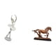 thumbnail image 5 of Figura Decorativa Moderna De Una Bailarina Y Un Caballo. Escultura De Arte Creativa Para Dormitorio, Oficina, Escritorio, Sala De Estar O Decoración Del Hogar. Adorno Coleccionable., 5 of 8