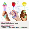 thumbnail image 3 of Gummy Glow Glowing Music Lollipop, Sugar-Free Mixed Fruit Flavor Candy Vegan 2 Counts Strawberry and Peach, 3 of 10