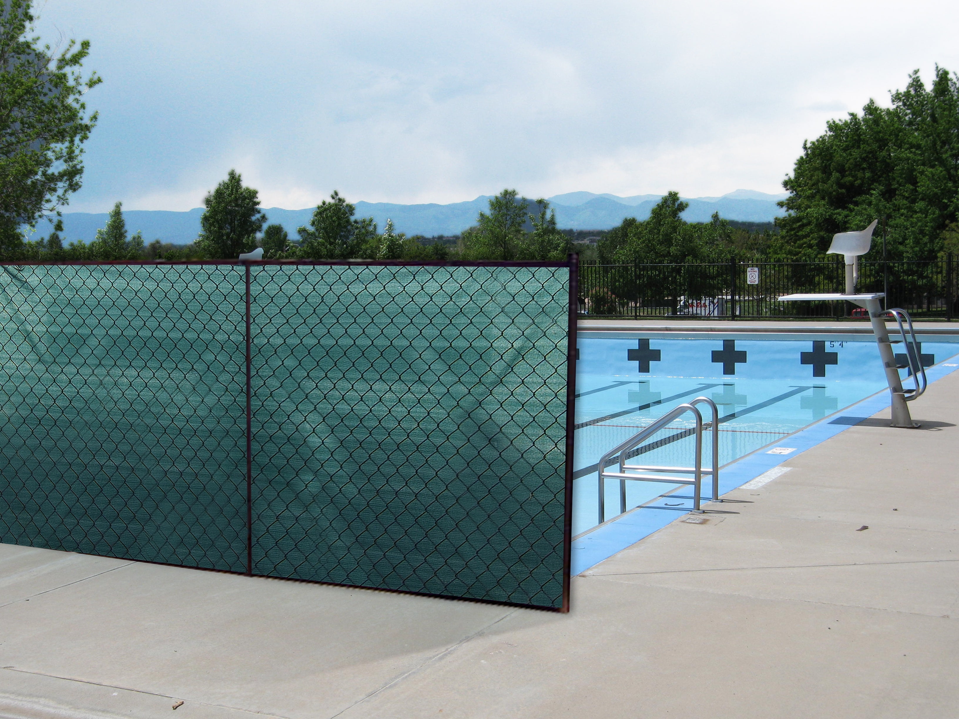 6 ft. x 50 ft. Privacy Screen Fence, Green