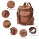 thumbnail image 5 of Mochila Shrie Fashion de piel para mujer, color negro, 5 of 6