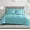 Aqua Blue, variant on American Home Collection Comforter Set - Extra Soft Microfiber - 3 Piece Comforter and Pillow Shams Set - Full/Queen, White