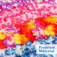 thumbnail image 3 of 8 Pcs Hawaiian Leis Set, Hawaiian Leis for Luau Party, Hawaiian Leis for Adults, Flower Leis with 4 Flower Hair Clip for Hawaiian Accessories, Party Favors, Wedding, Beach(Colorful), 3 of 5