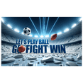 thumbnail image 3 of Sports Themed Let's Play Ball Go Fight Win Banner Background Party Decors for Sports Events Fan Gatherings Team Celebrations and Photo Props, 3 of 8