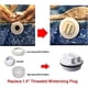 thumbnail image 5 of Scienceny Enchufe multifuncional blanco para piscina, versátil en cualquier piscina, enchufe roscado para línea de retorno de piscina Medidores de medidas dimensionales, 5 of 6