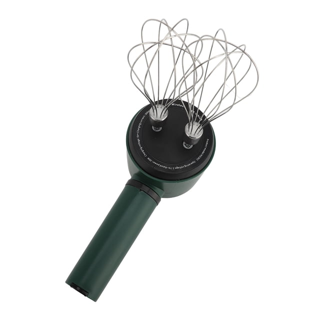 Patador de Huevo de Mano USB, Batidora Inalámbrica de 1200 MAPAS DE 1200 MAH DE ACERO PARA ELCERO INOXIDABLE PARA HOGAR
