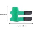 thumbnail image 5 of Férula para dedo NQ espaciador de fijación para dedo en gatillo protector de dedo verde, 5 of 5