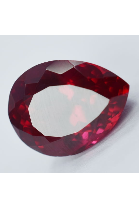 Gemsgrowth Natural Red Ruby Loose Gemstone, 14.5 Carat, Oval Cut, 14x12mm, Certified, for Jewelry Making, Pendant, Ring, Necklace, Engagement
