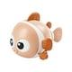 thumbnail image 5 of Juguetes de baño de peces de cuerda, juguete de agua para nadar, regalo educativo, juguete interactivo, juguetes de animales de dibujos animados, jugu , MARRÓN Marrón, 5 of 8