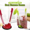 thumbnail image 3 of Baggy Sandwich Racks Holder Food Storage Bags Clip-Ideal Plastic Kitchen 2PCS, 3 of 3