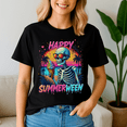 thumbnail image 2 of Summer Watermelon Jack Lantern, Summerween Shirt, Summer Halloween TShirt, Cute Spooky Ghost Tee, Halloween Shirt, Halloween Gift, Ghost Beach , Pumpkin Spooky Season, 2 of 5