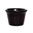 thumbnail image 1 of Tuxton China Ramequin Cannelé Noir Lisse 1.5 oz (48 Unités), 1 of 1