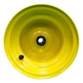 8x5.375 Hubbed Wheel JD Yellow (Set of 2)