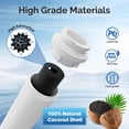 thumbnail image 5 of ICEPURE UKF8001 Repuesto para filtro Whirlpool 4, Everydrop EDR4RXD1, FMM-2 Maytag UKF8001AXX-200 9084 4396395 MPF15090 WF-UKF8001, WF295, SGF-M9, Puriclean II, RWF0900A Filtro de agua para refrigerad, 5 of 5