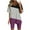 Purple, variant on CheerKidz Womens Printed V Neck Short Sleeve Blouse and Shorts Set Fashion Casual Comfortable Two Piece Outfit for Summer and Vacation