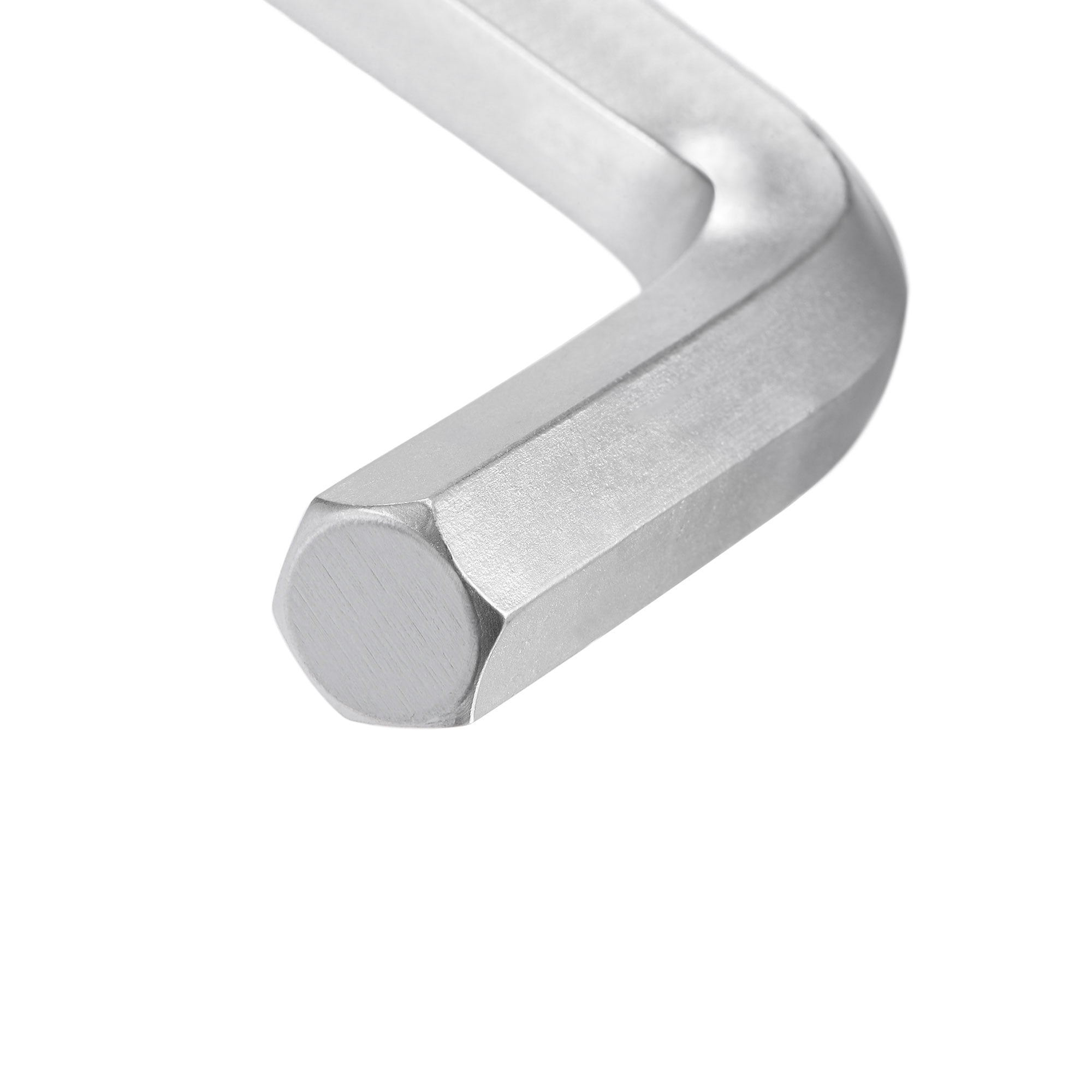 Unique Bargains Ball End Hex Key Wrench L Shaped Long Arm CR-V Silver 9.84"