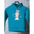 thumbnail image 3 of Adorable Bunny W Hearts Hoodie Toddler -Image by Shutterstock,  5 Toddler, 3 of 4