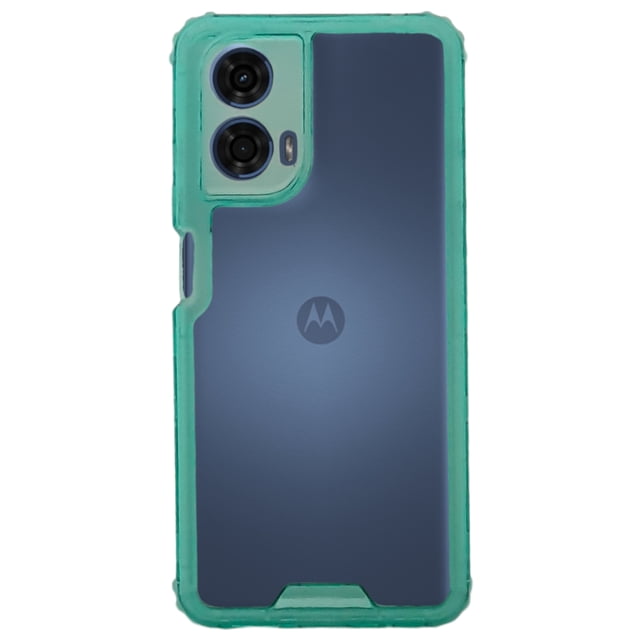 Funda Otter 360 Contonor Cely Vesmir Uso Rudo Para Moto G24 Power Menta con 2 Micas de cristal
