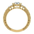 thumbnail image 4 of 1.00 Carat Vintage Wedding Ring 18K Gold (G,SI), 4 of 6