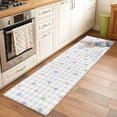 thumbnail image 2 of Happy Easter 2'x6' Runner Rugs for Hallway Kitchen Bedside Non Slip Washable, Spring Rabbits Polka Dots Gray Plaid Entryway Rug Runners with Rubber Backing, Long Carpet Runner for Laundry Room, 2 of 8