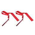 thumbnail image 1 of 2Pcs Handheld Children Gymnastics Ribbon Dance Props Bell Stick for Cheering Squad Kids (Red), 1 of 6