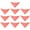 Rouge, variante sur Miangastore Carré Rouge Chiffon 10 Pcs 17.7x17.7 Po