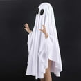 thumbnail image 4 of Odeerbi Toddler Boys Girls Halloween Cape Ghost Stage Performance Clothes Infant Child Baby Holiday Halloween Spooky Cloak White, 4 of 7