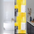 thumbnail image 2 of Abstract Yellow Gary Paint Window Privacy Film Mottled Retro Oil Painting Decorative Glass Window Film UV Blocking Static Cling Non-Adhesive Sticker Covering for Home Door 17.7 x 78.7 inches, 2 of 8