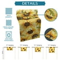thumbnail image 7 of Table Runner Dresser Scarves 120 Inch Long, Watercolor Blossom Yellow Sunflowers Linen Dining Table Runners Farmhouse Flowers Tabletop Scarf for Wedding Holiday Party Kitchen, 7 of 7