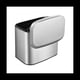 thumbnail image 1 of Contenedor de Abono Colgante de Acero Inoxidable, de Basura Montado en la Pared de 1,05 Galones con Tapa, de Basura para de Puerta de Gabinete de Cocina, 1 of 5