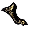 thumbnail image 4 of 2 Piezas De Guitarra Acústica PVC Protectores De Selección Autoadhesivos DIY Instrumentos Decoración Negro perfke Placa Antirrayas Decorativa, 4 of 7