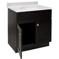 thumbnail image 2 of Design House Brookings Vanity in Espresso with Solid White Cultured Marble Top, Fully Assembled, 31-inch, 2 of 7