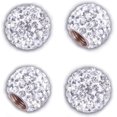 thumbnail image 1 of Car Tire Valve Stem Caps, 4 Pack Handmade Crystal Rhinestone Car Stem Air Caps Cover, 1 of 4