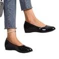 thumbnail image 5 of YOUYEDIAN Loafers for Women Comfortable Versatile Pointed Toe Fashion Wedge Heel Non Slip Flats Casual Low Cut Outdoor Walking Shoes, 5 of 5