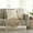 Natural, variant on Noble Linens 2-Pack Decor Throw Pillows Floral Navy and Yarn-Dyed Bengal Stripe