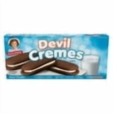 Little Debbie Devil Cremes Cakes – 10 oz Box (6 Count)-3pk, With Olive Green Bowl By ValueNest