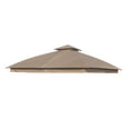 thumbnail image 2 of APEX GARDEN Replacement Canopy Top for Garden Treasures 10' x 10' Brown Metal Square Semi-Gazebo Model #L-GZ038PST-F, 2 of 7