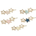 thumbnail image 2 of a polished and professional product description based on the title you provided:\n\n \n\n**5PCS Elegant Alloy Hair Clips – Star Design Fashion Hairpins, 2 of 3