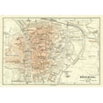 thumbnail image 2 of Baedeker 18x14 White Modern Wood Framed Museum Art Print Titled - Wurzburg Germany - Baedeker 1896, 2 of 4