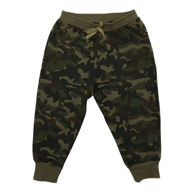 Jogger George Niño 2 Camuflaje Verde Oscuro