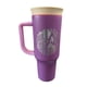 thumbnail image 1 of Termo de acero inoxidable color morado malva de 1.2 litros La bella y la bestia, 1 of 4